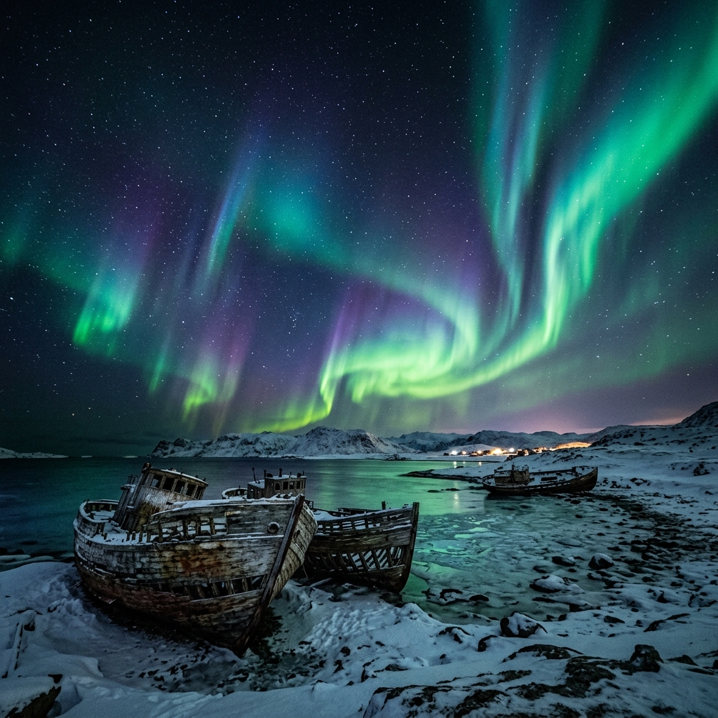 Russia Northern Lights