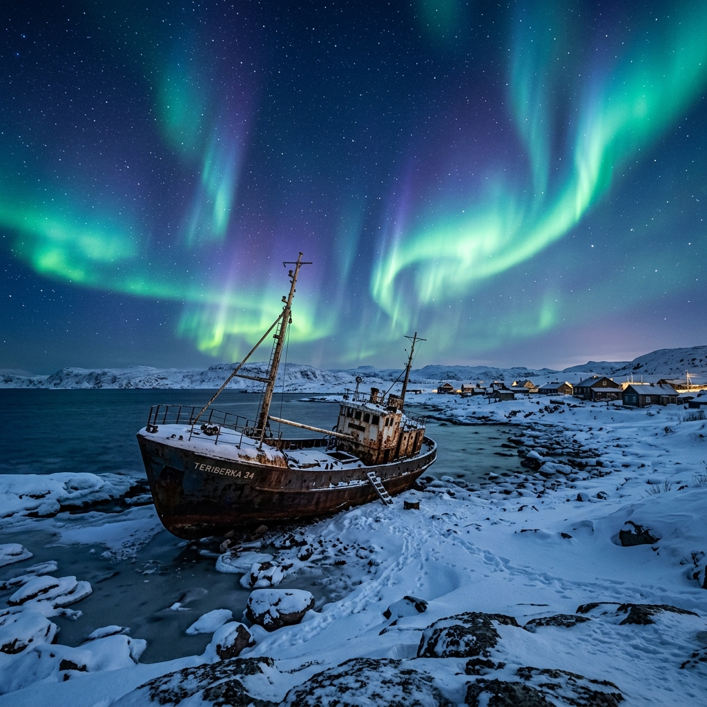 Russia Northern Lights